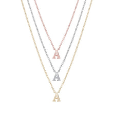 Load image into Gallery viewer, Initial Necklace White
