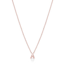 Load image into Gallery viewer, Initial Necklace Rose
