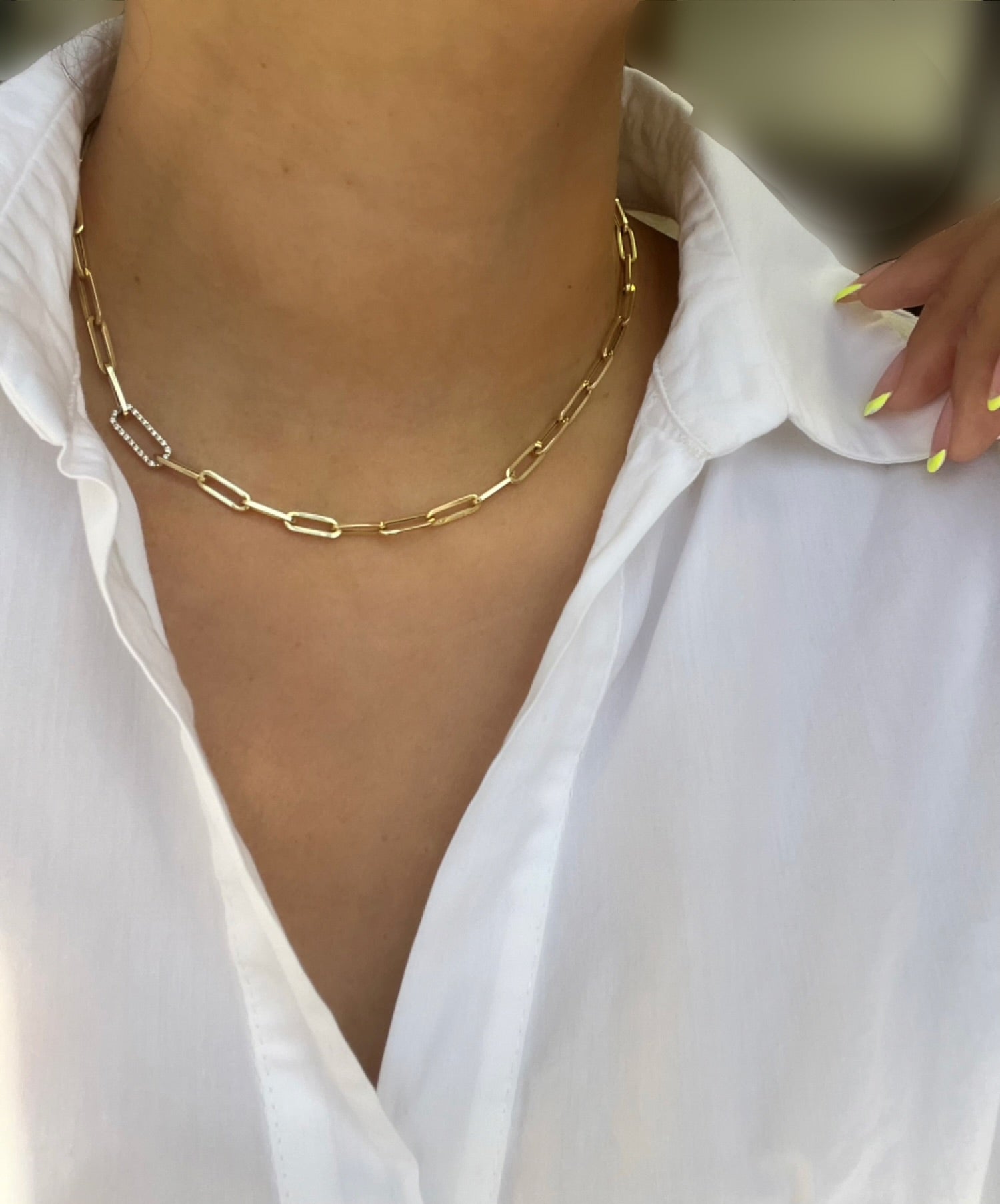 Paperclip Diamond Chain