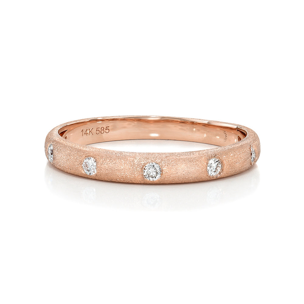 Satin Diamond Ring