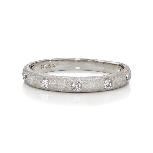 Satin Diamond Ring