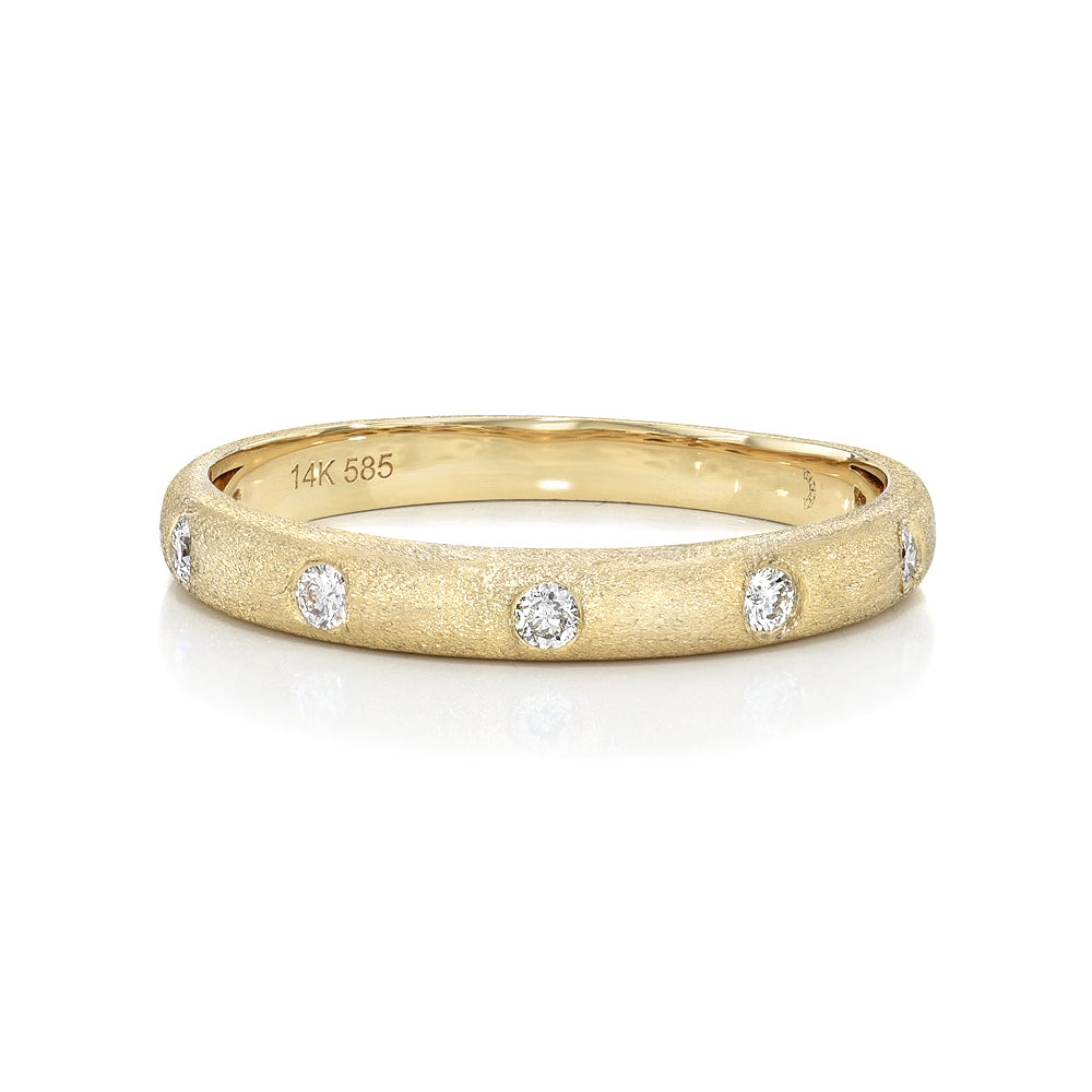 Satin Diamond Ring