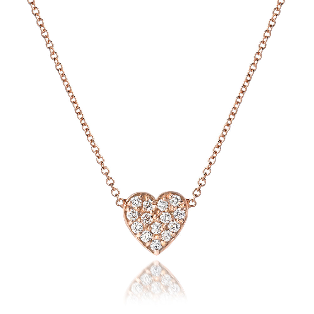 Pavé Heart Necklace