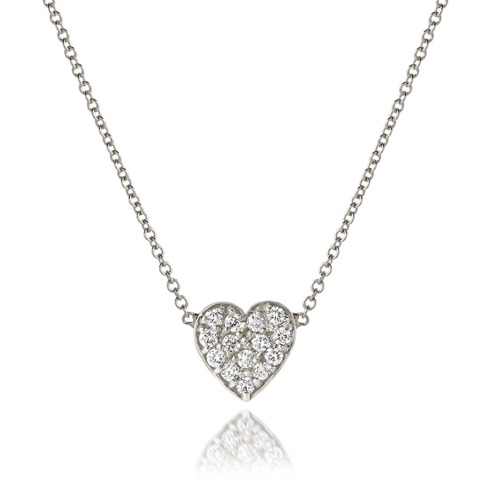 Pavé Heart Necklace
