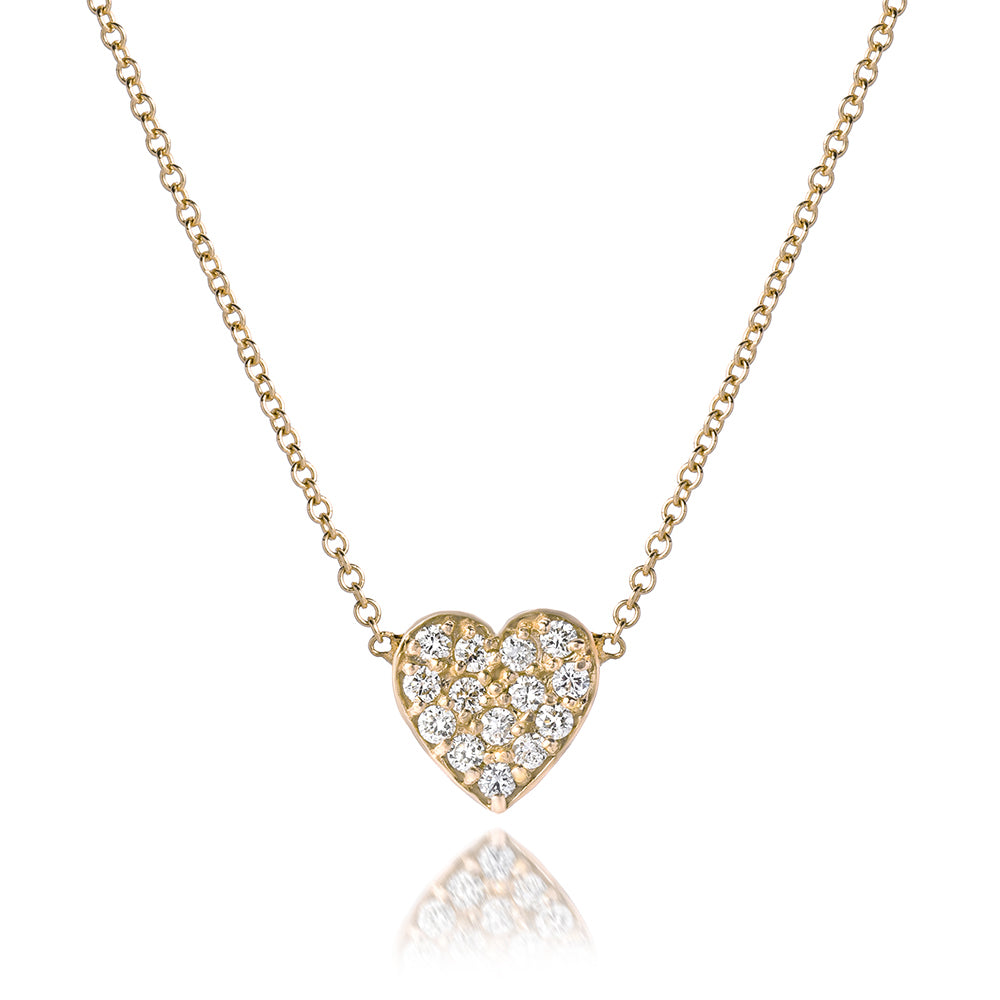 Pavé Heart Necklace
