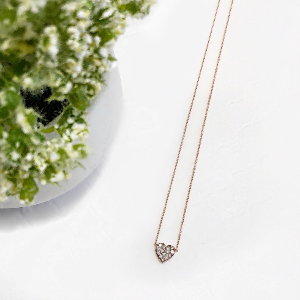 Pavé Heart Necklace