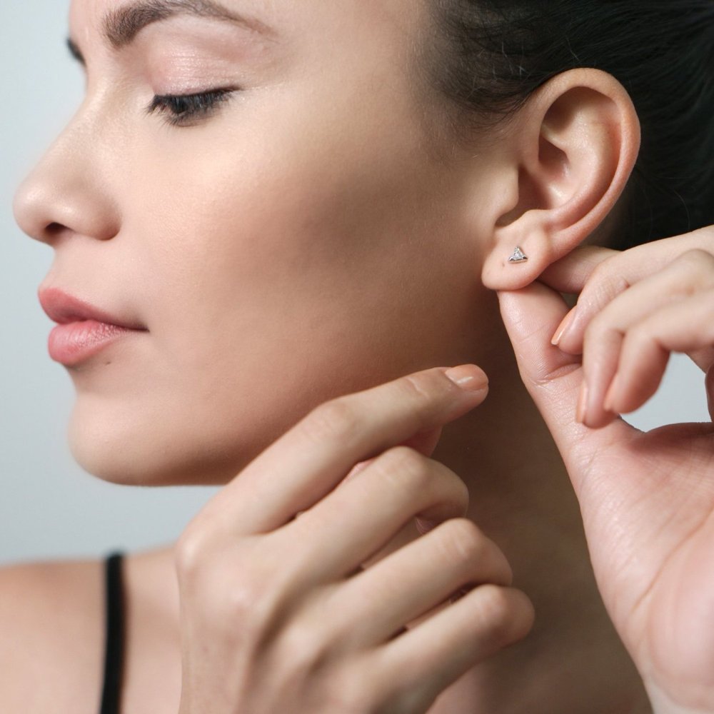 Trillion Earrings