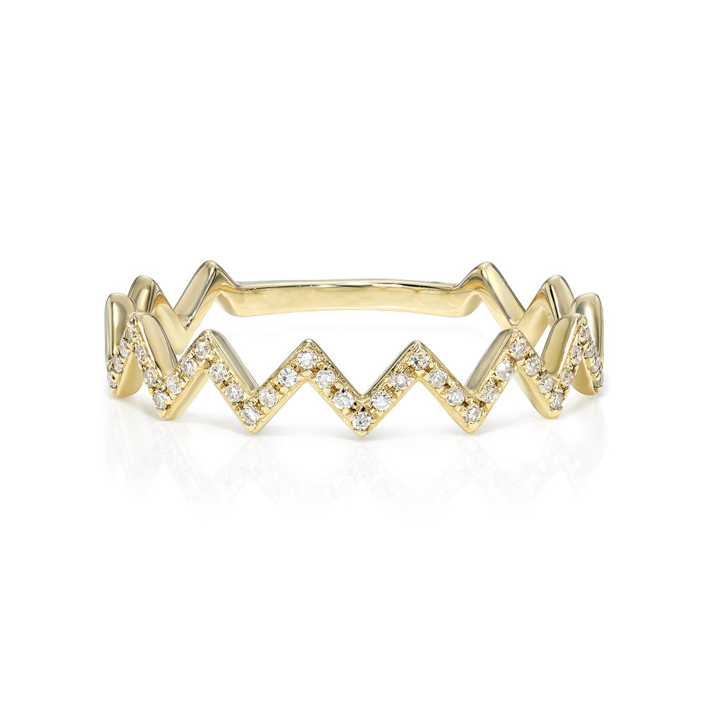 Diamond Zigzag Band